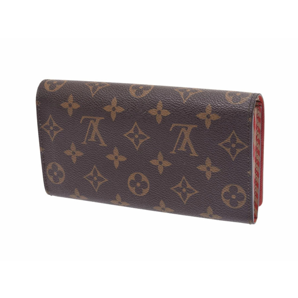 Louis Vuitton Monogram Portefeuille Sarah Trunk Motif Brown Long Wallet - Picture 2 of 8